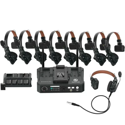 Hollyland Solidcom C1 Pro-Hub8S Full-Duplex ENC Wireless Intercom Headset System