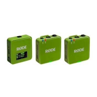 Wireless Lavalier Microphones - Rode RØDE Wireless GO III Green lavalier bezvadu mikrofona komplekts 2xTX+RX 3.5mm USB Type-C 32bit - buy today in Master Foto store and with delivery
