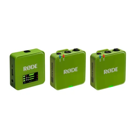 Rode RØDE Wireless GO III Green lavalier bezvadu mikrofona komplekts 2xTX+RX 3.5mm USB Type-C 32bit