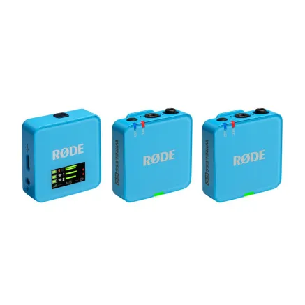 Rode RØDE Wireless GO III Blue lavalier bezvadu mikrofona komplekts 2xTX+RX 3.5mm USB Type-C 32bit