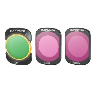 Drone accessories - Sunnylife 3pcs Mixture CPL+ND8+ND16 Lens Filter for DJI Osmo Pocket 3 - buy today in Master Foto store and with delivery