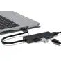 Docks & HUB - Adapter Hub 4 in 1, INVZI, MH04, 4x USB 3.0 (black) - buy today in Master Foto store and with delivery