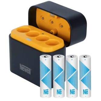 Batteries and chargers - Newell charger + 4xAA 2200mAh NL4615 - buy today in Master Foto store and with delivery
