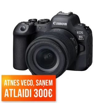 Bezspoguļa kameras - Canon EOS R6 Mark II + RF 24-105mm F4-7.1 IS STM - perc šodien veikalā un ar piegādi