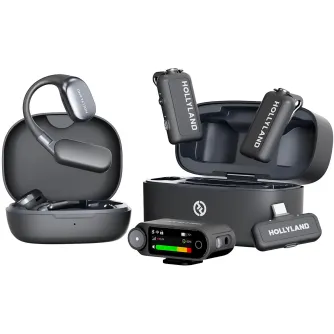Wireless Lavalier Microphones - Hollyland LARK MAX 2 Ultimate Combo - buy today in Master Foto store and with delivery