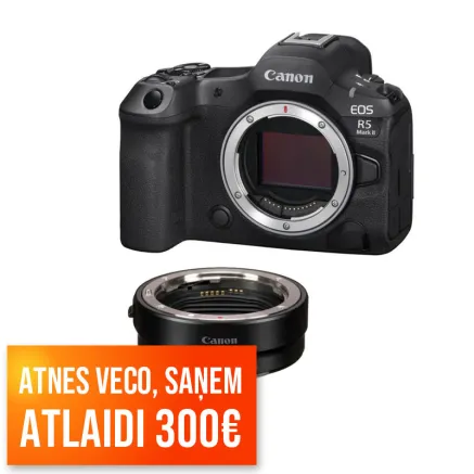 Canon EOS R5 Mark II Body + EF-EOS R adapter