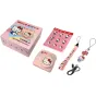 YASHICA x Hello Kitty Mini Digital Camera su USB-C kabeliu, Hello Kitty charm dirželi ir lipdukais - kompakti kamera su 8MP nuotraukomis ir Full HD video