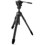 Video Tripods - Manfrotto tripod set MKONEC-500X ONE Carbon Fibre with 500X Fluid Head MKONEC-500X - quick order from manufacturer