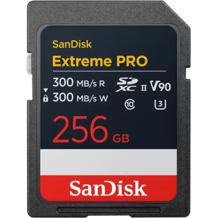 Sandisk memory card SDXC 256GB Extreme Pro UHS-II V90 SDSDXDM-256G-GN4IN