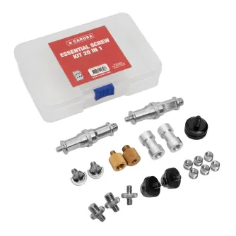 Tripod Accessories - Caruba Essential Screw Kit 20 in 1 - buy today in Master Foto store and with delivery Best choise selected by experts
