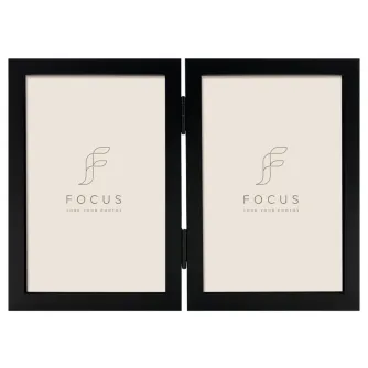 Photo Frames - FOCUS WILLOW BLACK DOUBLE 13X18 132470 - quick order from manufacturer