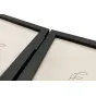 Photo Frames - FOCUS WILLOW BLACK DOUBLE 13X18 132470 - quick order from manufacturer