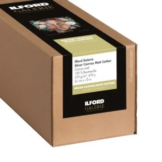 Photo paper for printing - ILFORD GALERIE DCOR CANVAS MATT COTTON 370G 61CM X 15M 2005156 - quick order from manufacturer