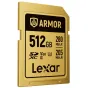 Memory Cards - LEXAR SDXC ARMOR GOLD UHS-II U3, STAINLESS STEEL, IP68 R280/W210 (V60) 512GB LSDAMGL512G-RNNNG - quick order from manufacturer