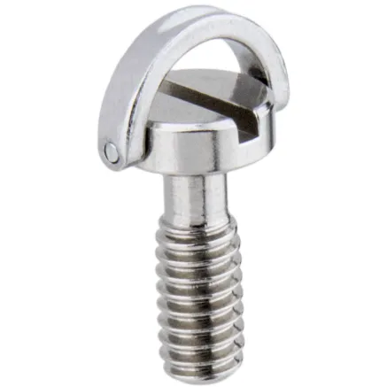 KUPO KS-184 STAINLESS STEEL FLAT HEAD SHAFT D RING 1/4 SCREWS(21MM) KS-184