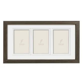 Photo Frames - FOCUS DAHLIA WALNUT 21X40/PP COLLAGE 3*10X15 132659 - quick order from manufacturer