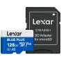 Memory Cards - LEXAR MICROSDHC BLUE PLUS UHS-I WITH SD ADAPTER, UP TO 170MB/S READ C10/A2/U3 (V30) 128GB LMSBLPL128G-BNANG - quick order from manufacturer