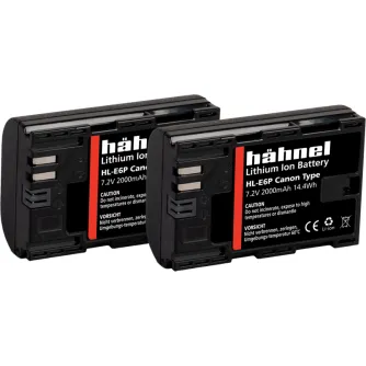 Camera Batteries - HÄHNEL BATTERY CANON HL-E6P / LP-E6P TWIN PACK 1000 161.3 - quick order from manufacturer