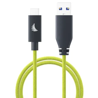 Data Cables - ANGELBIRD CABLE I USB-A TO C 3.2 I SOLID FLEX CABLE I LIME I 32 CM UAC3SFL32 - quick order from manufacturer