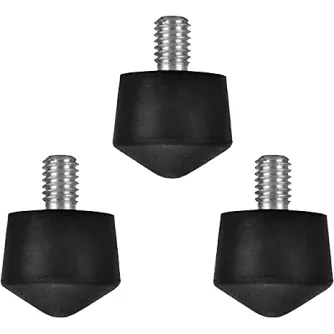 KUPO KS-360 UNIVERSAL RUBBER FEET PAD W/ 3/8-16X13MM THREAD (SET OF 3) KS-360