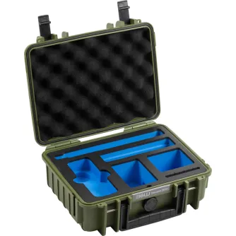 Camera Bags - BW OUTDOOR CASE TYPE 1000 FOR INSTA360 X4 / INSTA360 X5, BRONZE GREEN 111317 - quick order from manufacturer