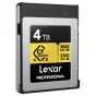 Memory Cards - LEXAR CFEXPRESS 4.0 PRO GOLD R3600/W3300 4TB LCXEXPR004T-RNENG - quick order from manufacturer