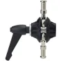 Holders Clamps - KUPO KS-103 DOUBLE BALL JOINT ADAPTER WITH DUAL 5/8 (16MM) STUDS KS-103 - quick order from manufacturer