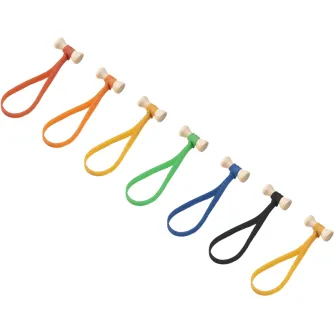 Cable Management Accessories - KUPO ELASTIC CABLE TIE 5 -10PCS MIXED COLOR BG5006M - quick order from manufacturer