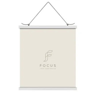 Photo Frames - FOCUS POSTER HANGER MAGNETIC WHITE 51CM 132441 - quick order from manufacturer