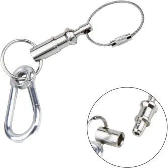 Holders Clamps - KUPO KS-702 *QUICK RELEASE SAFETYPIN WITH KEY CHAIN & SPRING HOOK KS-702 - quick order from manufacturer