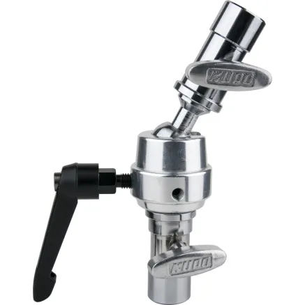 KUPO KCP-412 5/8 SWIVEL SUPER GRIP DOUBLE BABY RECEIVER KCP-412