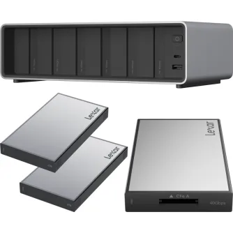 External Hard Drives HDD & SSD - LEXAR PROFESSIONAL WORKFLOW PRO WITH CFEXPRESS TYPE A READER AND 2X2TB SSD LPWF800/730/2x502T-2TB - quick order from manufacturer