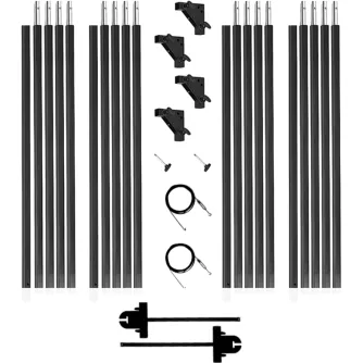 Holders Clamps - KUPO KH-20 20FT X 20FT BUTTERFLY FRAME KIT KH-20 - quick order from manufacturer
