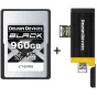 Memory Cards - DELKIN CFEXPRESS 4.0 BLACK TYPE A VGP200, R1830/W1740 I 960GB INCLUDING CARDREADER DCA4BV2960+READER-58 - quick order from manufacturer