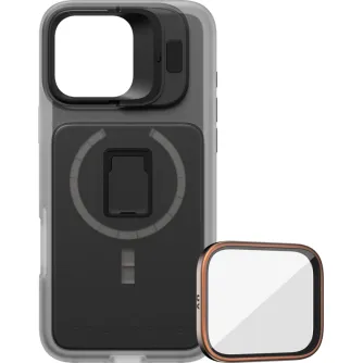 For smartphones - POLARPRO KIT - LITECHASER IPHONE 16 PRO MAX PRO CASE BLACK + UV FILTER 131143 - quick order from manufacturer