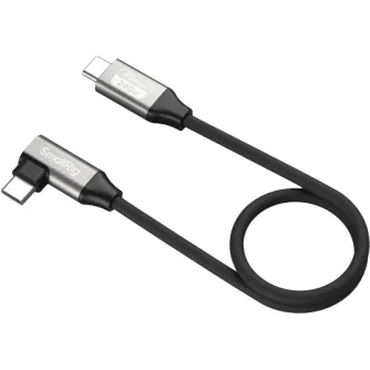 Data Cables - SMALLRIG 5075 USB-C DATA CABLE (STRAIGHT TO ANGLED, 35CM (40GBPS + 240W + 8K) 5075 - quick order from manufacturer