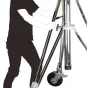 Light Stands - KUPO 756M JUMBO STAND WITH BRAKED WHEELS 756M - quick order from manufacturer