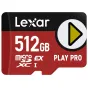 Memory Cards - LEXAR MICROSDXC EXPRESS PLAY PRO EXPRESS 7.1, R900/W600 C10 U3 UHS-I (V30) 512GB LMSXPS0512G-BNNNG - quick order from manufacturer