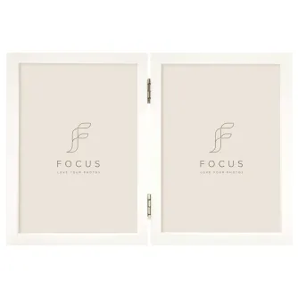 Photo Frames - FOCUS WILLOW WHITE DOUBLE 13X18 132525 - quick order from manufacturer