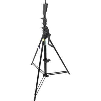 Light Stands - KUPO 483BT STEEL BLACK WIND-UP STAND WITH AUTO SELF LOCKING DEVICE 483BT - quick order from manufacturer