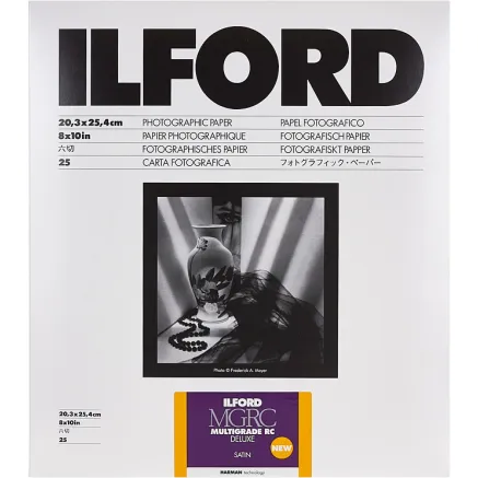 ILFORD PHOTO ILFORD MULTIGRADE RC DELUXE SATIN 8.9X12.7CM 100 1180420