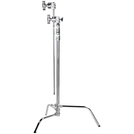 KUPO CL-30MK 30 MASTER C-STAND WITH SLIDING LEG & QUICK RELEASE - SILVER KIT CL-30MK