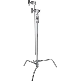 Light Stands - KUPO CL-40MK 40 MASTER C-STAND WITH SLIDING LEG & QUICK RELEASE - SILVER KIT CL-40MK - quick order from manufacturer