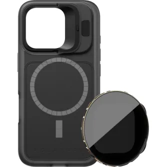 For smartphones - POLARPRO KIT - LITECHASER IPHONE 16 PRO BASE CASE BLACK + VND 3-5 FILTER 131154 - quick order from manufacturer