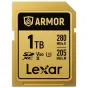 Memory Cards - LEXAR SDXC ARMOR GOLD UHS-II U3, STAINLESS STEEL, IP68 R280/W210 (V60) 1TB LSDAMGL001T-RNNNG - quick order from manufacturer
