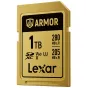 Memory Cards - LEXAR SDXC ARMOR GOLD UHS-II U3, STAINLESS STEEL, IP68 R280/W210 (V60) 1TB LSDAMGL001T-RNNNG - quick order from manufacturer