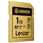 Memory Cards - LEXAR SDXC ARMOR GOLD UHS-II U3, STAINLESS STEEL, IP68 R280/W210 (V60) 1TB LSDAMGL001T-RNNNG - quick order from manufacturer