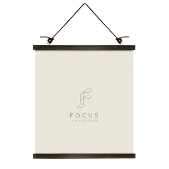 Photo Frames - FOCUS POSTER HANGER MAGNETIC WALNUT 61CM 132447 - quick order from manufacturer