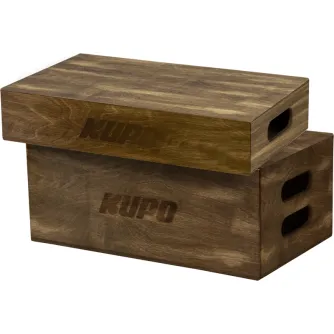 Other studio accessories - KUPO KAB-048BST APPLE BOX SET BROWN STAINED HALF & FULL APPLE BOX SET KAB-048-BST - quick order from manufacturer