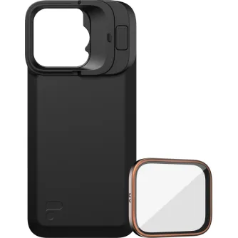 For smartphones - POLARPRO KIT - LITECHASER IPHONE 16 PRO EXO BACK PLATE + UV FILTER 131145 - quick order from manufacturer